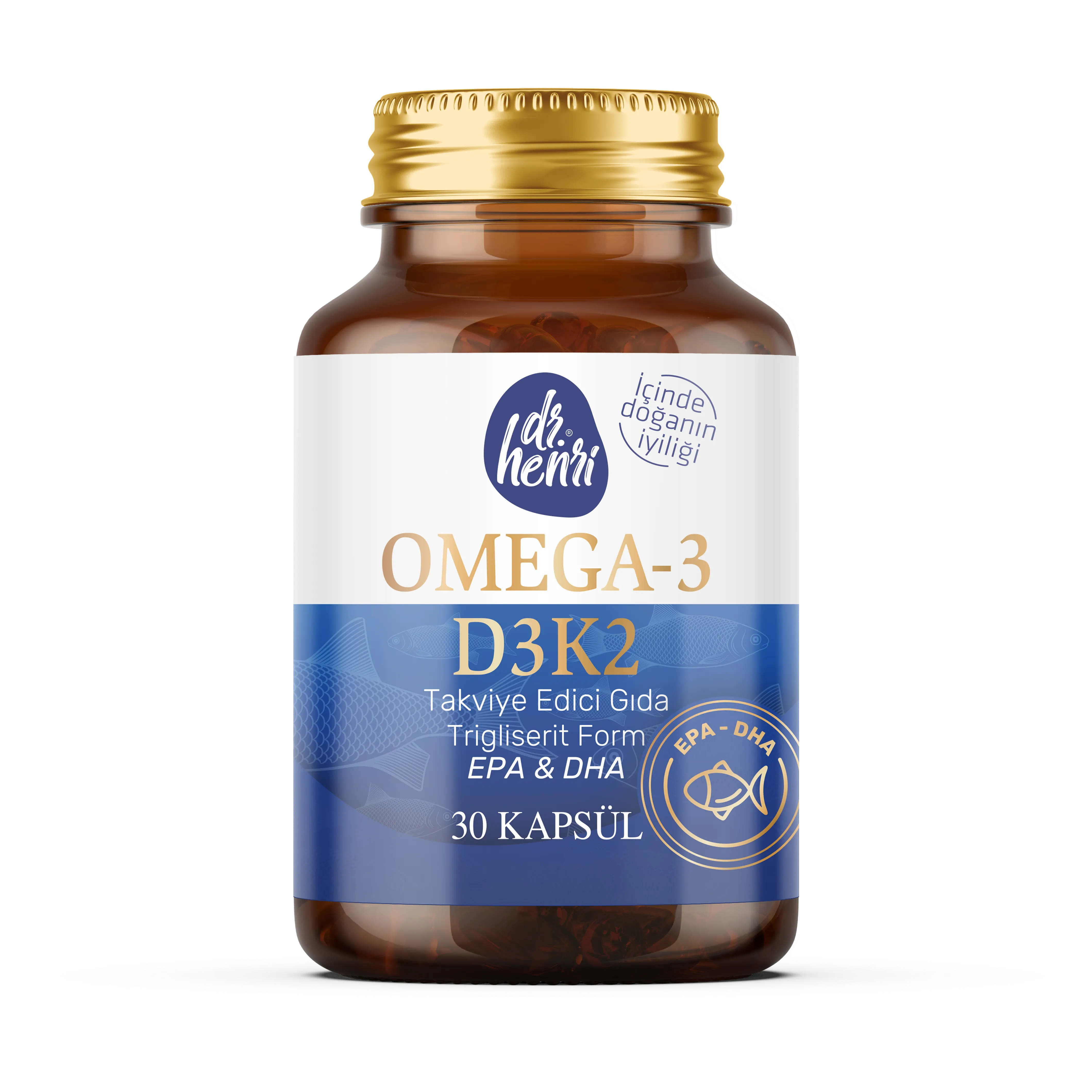 Omega-3 D3K2 - 30 Kapsül