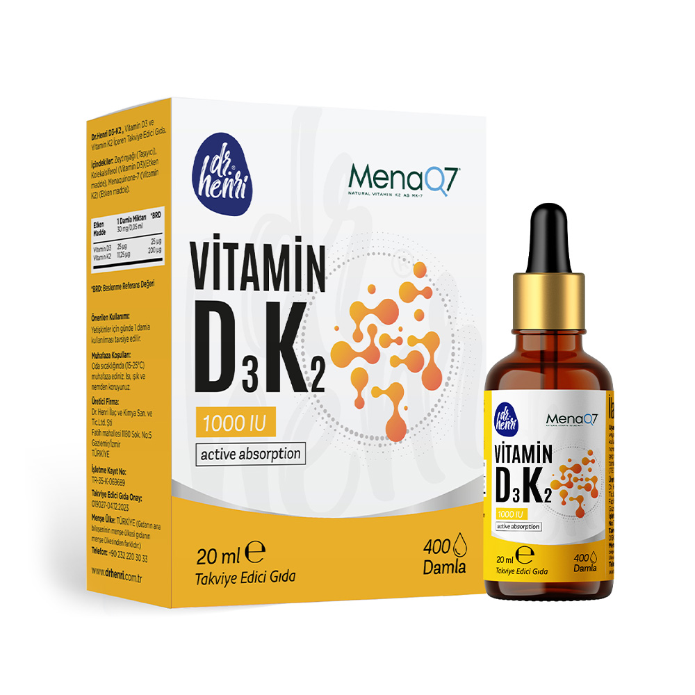 Dr. Henri - D3 K2 Vitamini