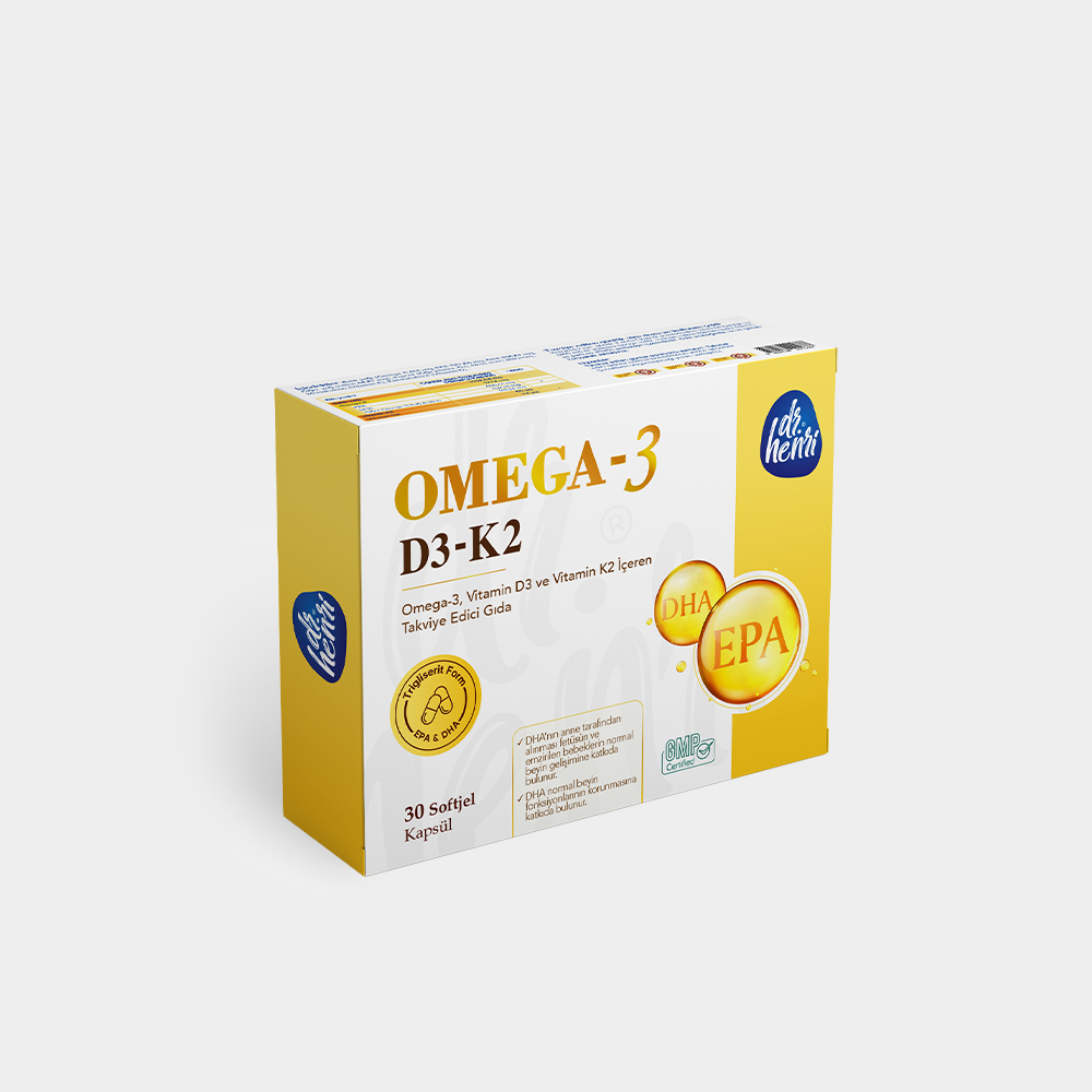 Omega-3 D3 & K2 30 Kapsl